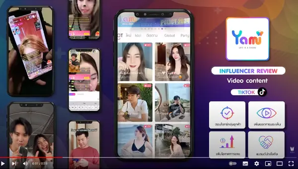 YAMI LIVE X HERO IDEAS - บริการจัดหา Influencer